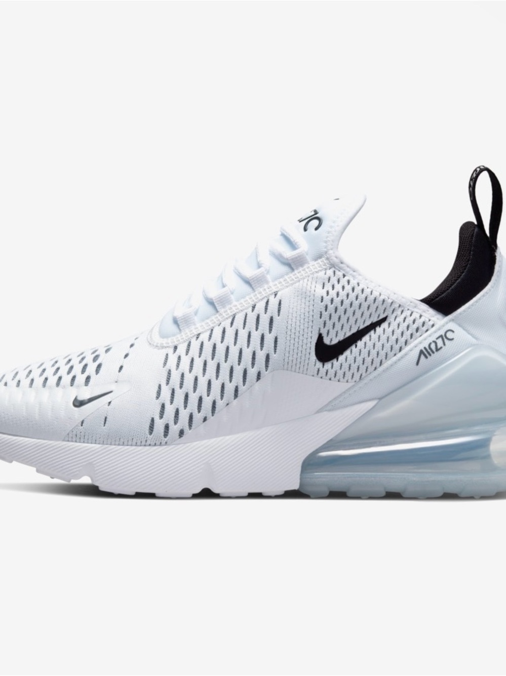 Nike Women’s Air Max 270 White/Black Running Sneakers